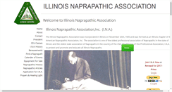 Desktop Screenshot of illinoisnaprapathicassociation.com